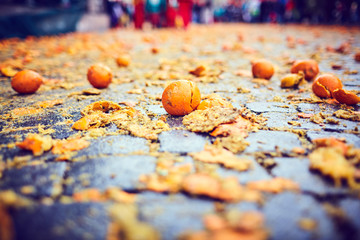 Carnevale di Ivrea, Battaglia delle Arance