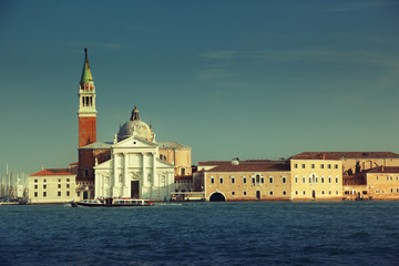 Fototapeta na wymiar Canal Grande with San Giorgio Maggiore church, Venice, Italy