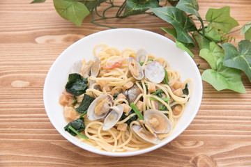 あさりのパスタ