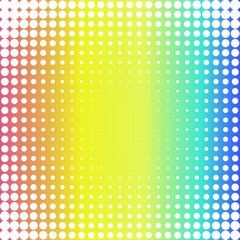 Abstract creative concept vector comic pop art style blank, layout template with clouds beams and isolated dots pattern on background. For sale banner, empty bubble, illustration halftone book design