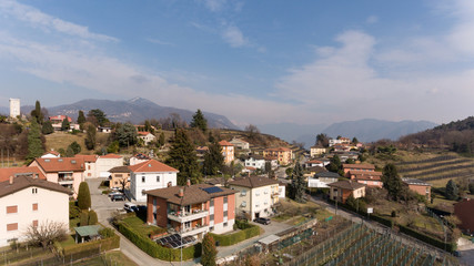 Fototapeta premium Residential houses of a country
