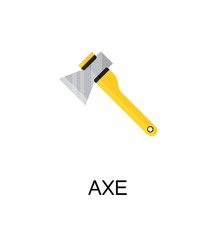 Axe flat icon. 