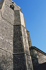 traditional english church outer wall