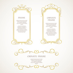 Template design frame.