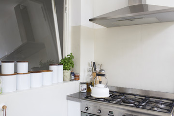 Interior of modern kitchen
