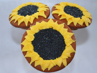 Подсолнухи - пряники/Sunflowers - gingerbread
