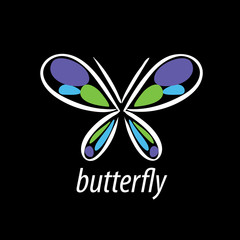 vector butterfly logo