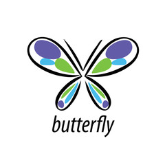 vector butterfly logo