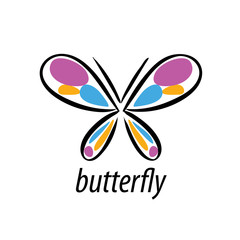 vector butterfly logo