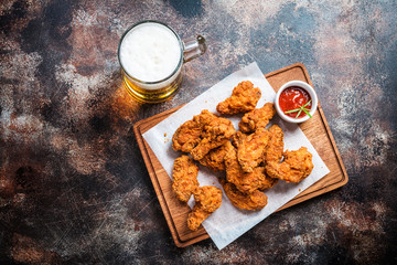 Buffalo style chicken wings