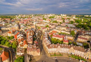 Lublin stare miasto widzine z lotu ptaka. © art08