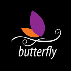 vector butterfly logo