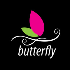 vector butterfly logo