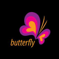 Obraz premium vector butterfly logo