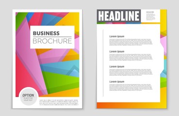 Abstract vector layout background set. For art template design, list, front page, mockup brochure theme style, banner, idea, cover, booklet, print, flyer, book, blank, card, ad, sign, sheet,, a4.