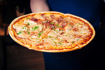 pizza cheese food italian meal