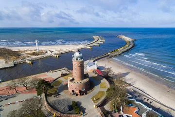 Fototapete Leuchtturm Leuchtturm an der Ostseeküste