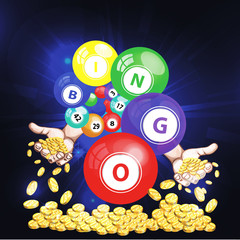 play casino jacpot win illustration