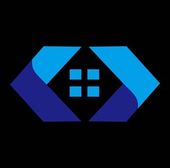 Obraz premium Abstract arrow logo design vector