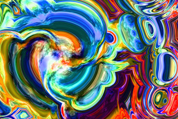 Fototapeta na wymiar Colorful abstract dreams background