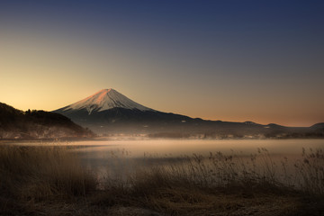 Mount Fuji in the morning