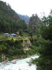 Village on the river