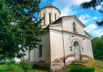 Fototapeta na wymiar Old Albanian church in Qakh. Azerbaijan