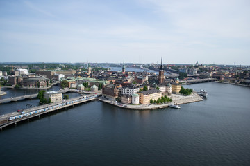 Fototapeta na wymiar Stockholm panorama view