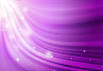 Obraz premium Purple sparkle twirl and glitter radial rays twinkled lights bokeh beautiful abstract background.