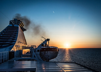 Sonnenuntergang Mittelmeer