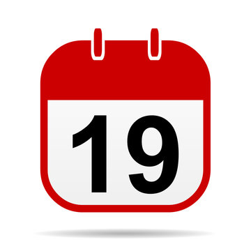 19 calendar icon 