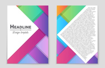 Abstract vector layout background set. For art template design, list, front page, mockup brochure theme style, banner, idea, cover, booklet, print, flyer, book, blank, card, ad, sign, sheet,, a4.