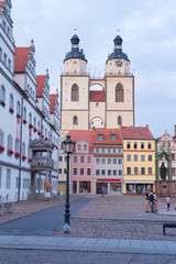 Fototapeta premium Rathaus mit St. Marien