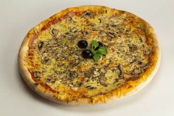 Pizza in a plate