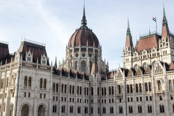 Fototapeta na wymiar The house of the parliament, Budapest, Hungary