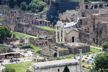 Il Colosseo e altri monumenti di Roma. Una citt&agrave; piena di storia. 