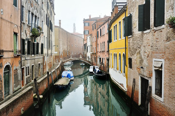 Obraz na płótnie Canvas Venice, Italy, Europe - venetian canal picturesque view