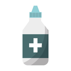 Fototapeta premium medicine bottle isolated icon vector illustration design