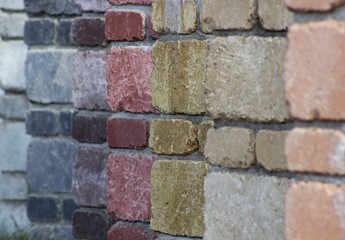 multicolored bricks