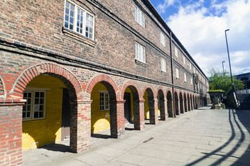 The historic 17th century Holy Jesus Hospital in Newcastle Upon Tyne