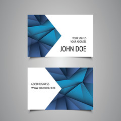 Business Card with Abstract Pattern