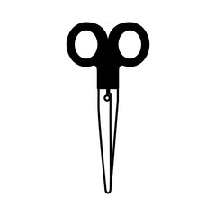 first aids scissors icon vector illustration design