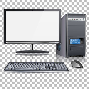 High Detailed Modern Computer