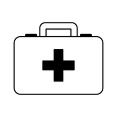 Obraz premium medical kit isolated icon vector illustration design