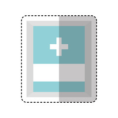 Obraz premium medical kit isolated icon vector illustration design