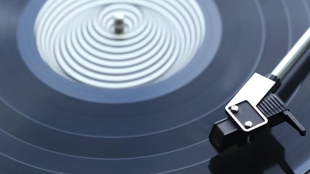 whirling vinyl record