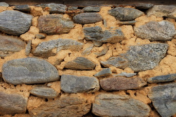 old stone background texture with clay