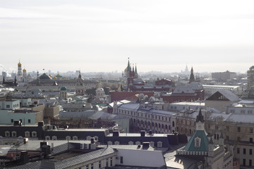 The center of Moscow from the roof