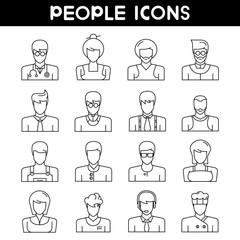 people avatar , user icons