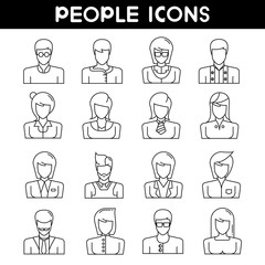 people avatar , user icons